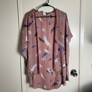Kimono Cardigan (Mauve)